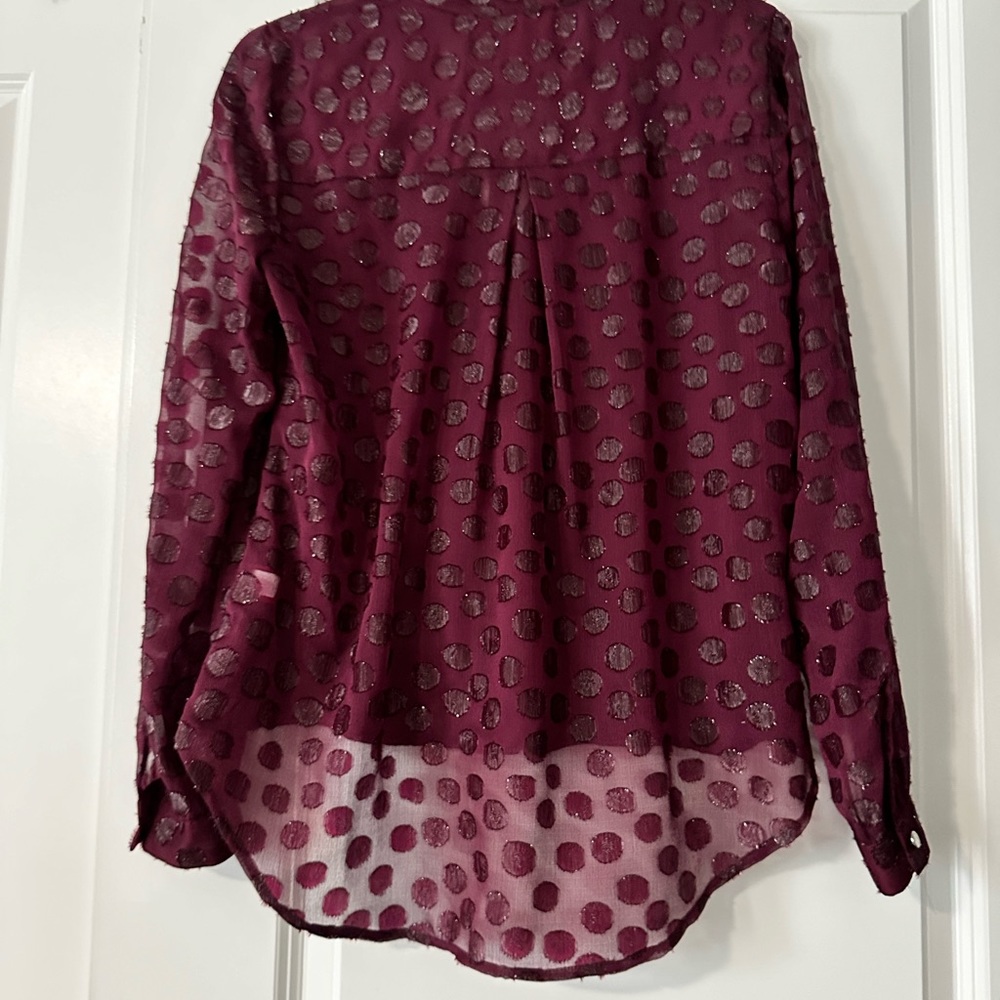 Small women’s blouse, maroon